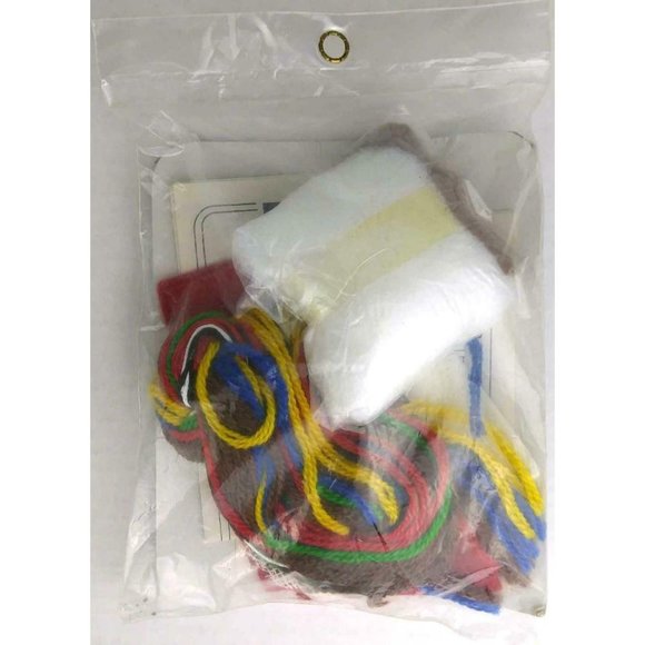 Dimensions vintage Christmas cross stitch crewel kits wool cotton sealed New 80s - Picture 6 of 10